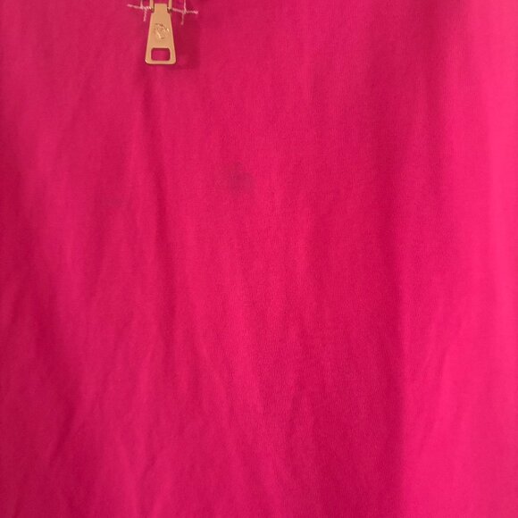 MAKE AN OFFER NOW!!!!!!! Spartina 449 Serena Sleeveless Half-Zip Hot Pink Dress - Picture 2 of 5